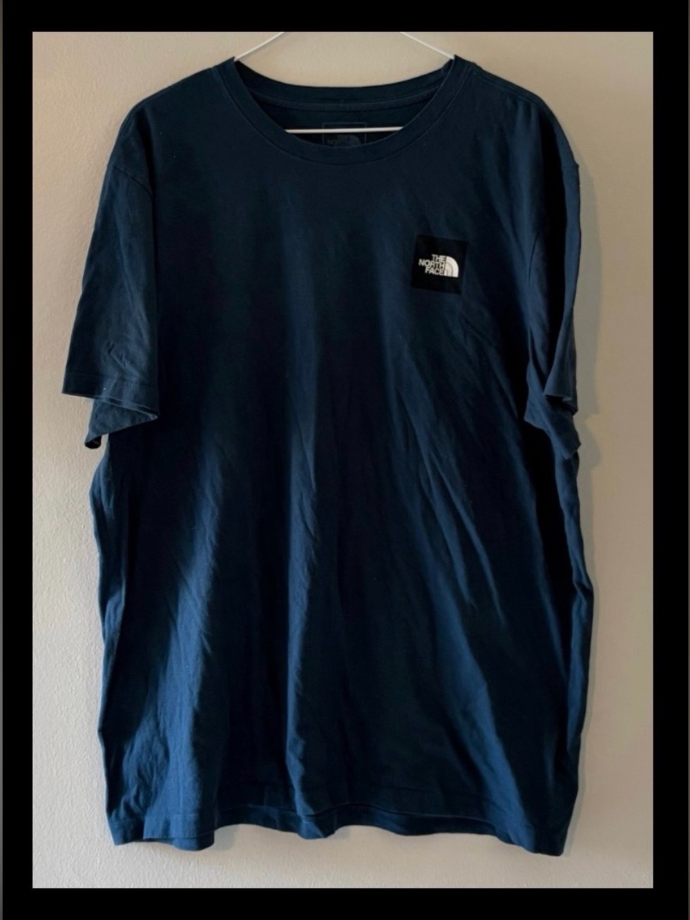 The North Face Classic Fit Box Half Dome Blue On Blue White Tee T-Shirt- Mens XL